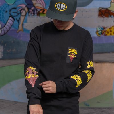 Vans Playera TO A HIGHER PLACE LS TEE VN000G4GBLK