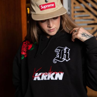 Kraken Sudadero Chenille k + Rose Hoodie