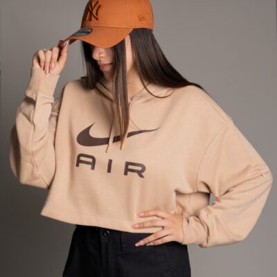 Nike Sudadero Dama W NSW AIR FLC OS PO HD FB8649-200