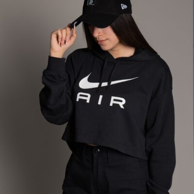 Nike Sudadero Dama W NSW AIR FLC OS PO HD FB8649-010