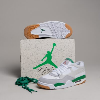 Nike Air Jordan 4 RM FQ7939-103  BLANCO/VERDE