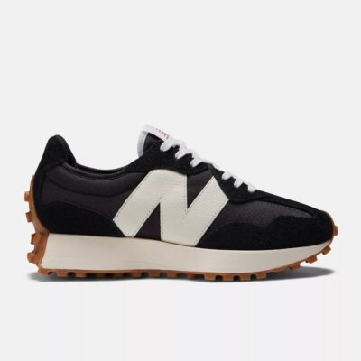 New Balance 327 Black White Gum WS327BL
