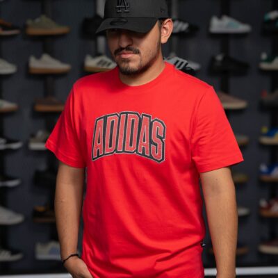 Adidas Playera Graphic Stadium Collegiate Male KB4927