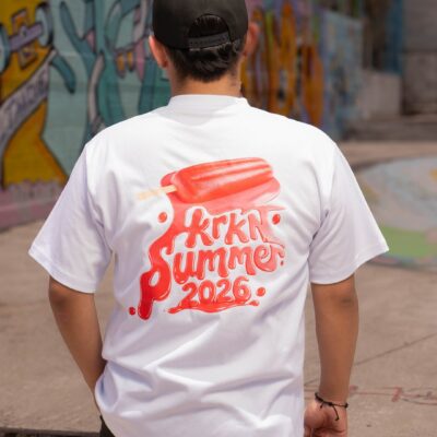 Kraken Playera Popsicle T Shirt Blanca